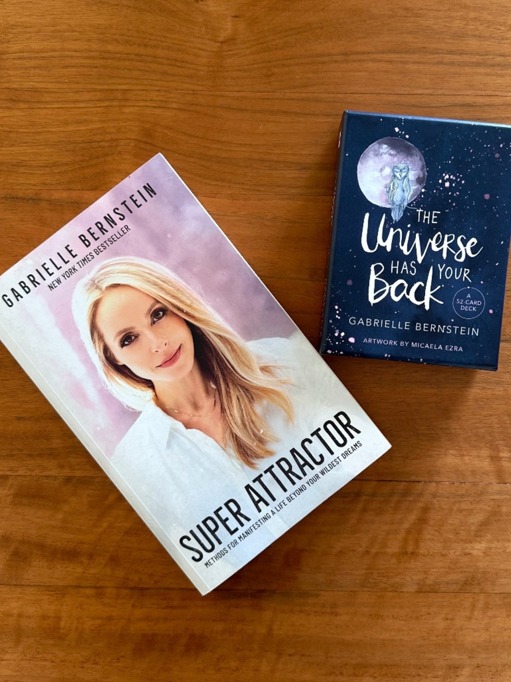 Super Attractor (book) & The Universe Has Your Back (cards) -Gabrielle Bernstein
